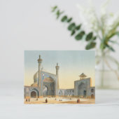 Aussicht auf den Hof des Mesdjid-i-Shah, Isfah Postkarte (Stehend Vorderseite)