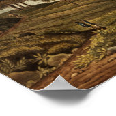 Aussicht auf den Hudson River von Fort Knyphansen Poster (Ecke)