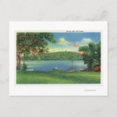 Aussicht auf den Hügel und den Turm von Slady Postkarte (Vorderseite)