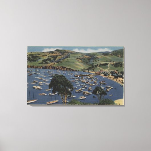 Aussicht auf den Isthmus-Hafen Leinwanddruck (Vorderseite)