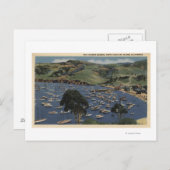 Aussicht auf den Isthmus-Hafen Postkarte (Vorne/Hinten)