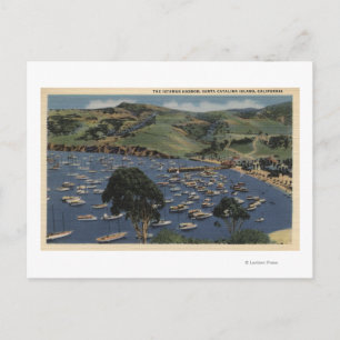 Aussicht auf den Isthmus-Hafen Postkarte