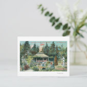 Aussicht auf den japanischen Teegarten Postkarte (Stehend Vorderseite)