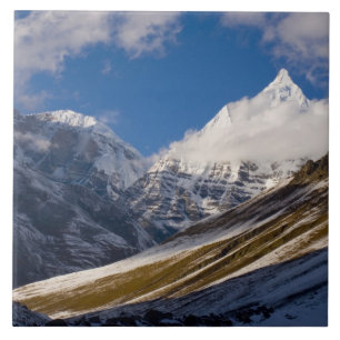 Aussicht auf den Jichu Drake, Bhutan. Fliese