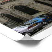 Aussicht auf den Kirchturm (Foto) Poster (Ecke)