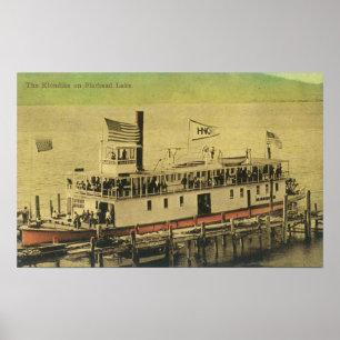 Aussicht auf den Klondike Riverboat Poster
