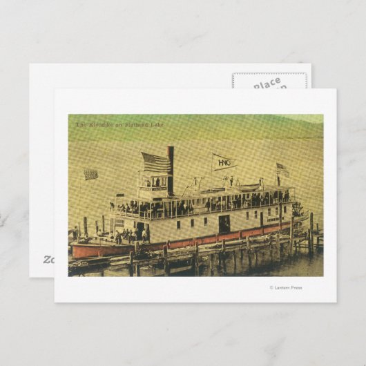 Aussicht auf den Klondike Riverboat Postkarte (Vorne/Hinten)