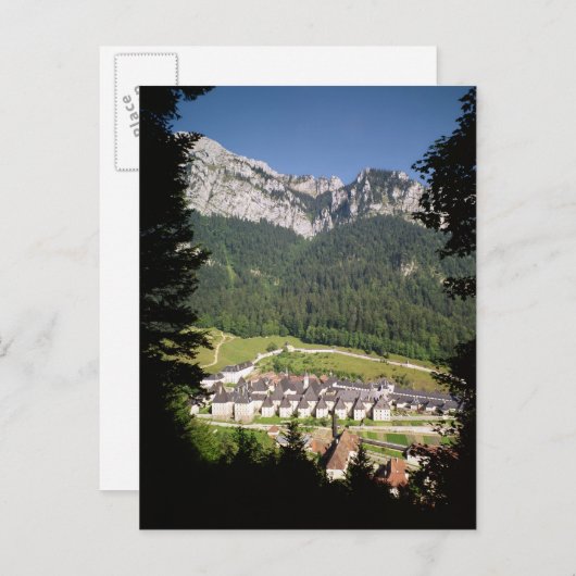 Aussicht auf den Klosterkomplex Postkarte (Vorne/Hinten)