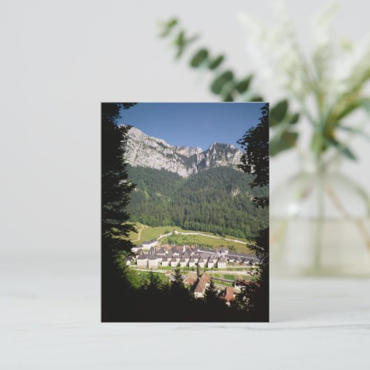 Aussicht auf den Klosterkomplex Postkarte (Stehend Vorderseite)