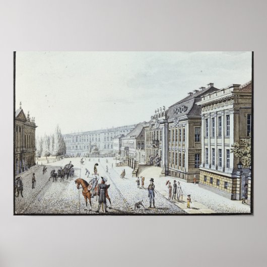 Aussicht auf den Königspalast, Berlin Poster (Vorne)