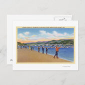 Aussicht auf den Lachsfang Postkarte (Vorne/Hinten)