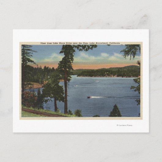 Aussicht auf den Lake Shore Drive, in der Nähe des Postkarte (Vorderseite)