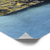 Aussicht auf den Leuchtturm der Eule 2 Poster (Ecke)
