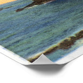 Aussicht auf den Leuchtturm der Eule Poster (Ecke)