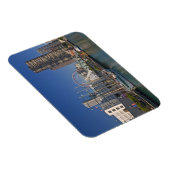 Aussicht auf den Marinestreff von Chicago 2 Magnet (Rechte Seite)