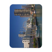 Aussicht auf den Marinestreff von Chicago 2 Magnet (Vertikal)