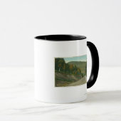 Aussicht auf den Mohican Trail Tasse (VorderseiteRechts)