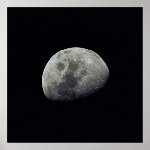 Aussicht auf den Mond von Apollo 10 Poster