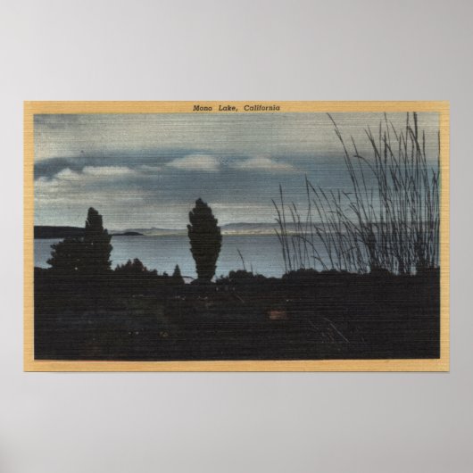 Aussicht auf den Monosee Poster (Vorne)