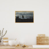 Aussicht auf den Monosee Poster (Küche)