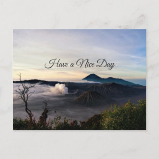 Aussicht auf den Monte Bromo Indonesia Postkarte
