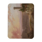 Aussicht auf den Nemi-See bei Sonnenuntergang Magnet (Vertikal)