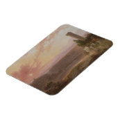 Aussicht auf den Nemi-See bei Sonnenuntergang Magnet (Linke Seite)