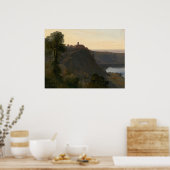 Aussicht auf den Nemi-See - Jules Coignet Kunst, K Poster (Küche)