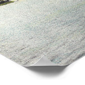 Aussicht auf den neuen See Quinsigamond Bridge Poster (Ecke)