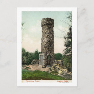 Aussicht auf den Norumbega Tower Postkarte