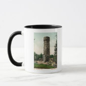 Aussicht auf den Norumbega Tower Tasse (Links)