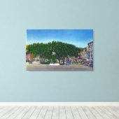 Aussicht auf den öffentlichen Platz # 2 Leinwanddruck (Insitu (Holzboden))