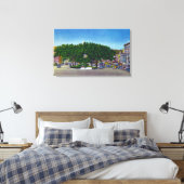 Aussicht auf den öffentlichen Platz # 2 Leinwanddruck (Insitu (Schlafzimmer))