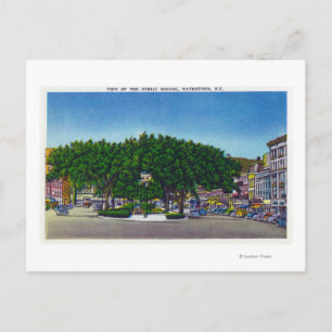 Aussicht auf den öffentlichen Platz # 2 Postkarte