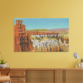 Aussicht auf den Osiris-Tempel Leinwanddruck (Insitu (Wohnzimmer))