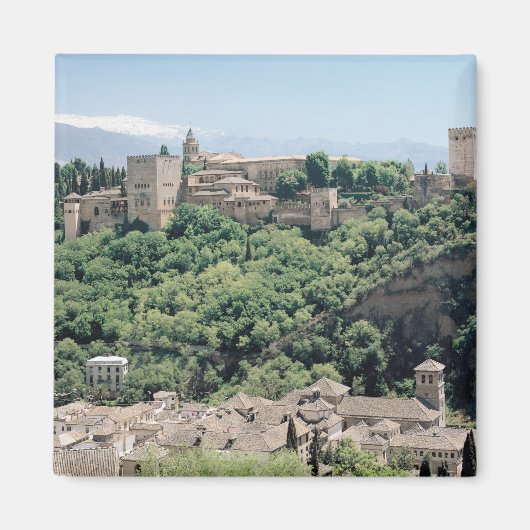 Aussicht auf den Palast der Alhambra Magnet (Vorne)