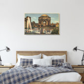 Aussicht auf den Palast der bildenden Künste Leinwanddruck (Insitu (Schlafzimmer))