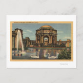 Aussicht auf den Palast der bildenden Künste Postkarte (Vorderseite)