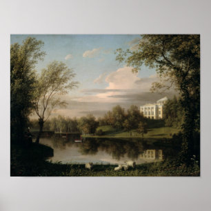 Aussicht auf den Palast Pavlovsk, c.1800 Poster