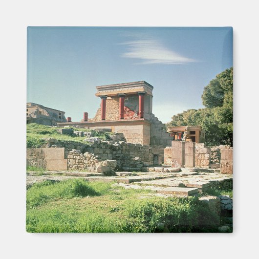 Aussicht auf den Palast von Knossos Magnet (Vorne)