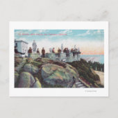 Aussicht auf den Parapet auf den Sutro-Höhen Postkarte (Vorderseite)