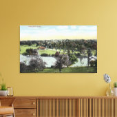 Aussicht auf den Park Green Hill Leinwanddruck (Insitu (Wohnzimmer))