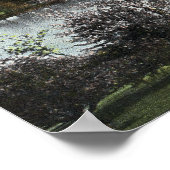 Aussicht auf den Park Green Hill Poster (Ecke)