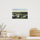 Aussicht auf den Park Green Hill Poster (Küche)