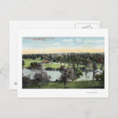 Aussicht auf den Park Green Hill Postkarte (Vorne/Hinten)