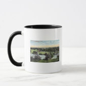 Aussicht auf den Park Green Hill Tasse (Links)