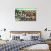Aussicht auf den Park Leinwanddruck (Insitu (Schlafzimmer))