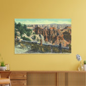 Aussicht auf den Park Leinwanddruck (Insitu (Wohnzimmer))