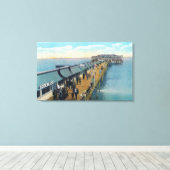 Aussicht auf den Pier Leinwanddruck (Insitu (Holzboden))
