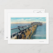 Aussicht auf den Pier Postkarte (Vorne/Hinten)